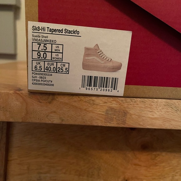 NWB SK8-hi tapered stack form platform high tops - Picture 5 of 5